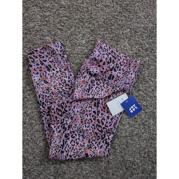 JoyLab Pants - JoyLab High Rise 7/8 Tights Pink Animal Print XL NWT‎ Yoga Running Pant